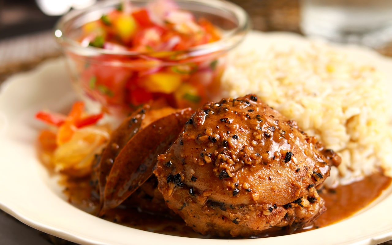 Adobo with European chicken Adobo with European chicken